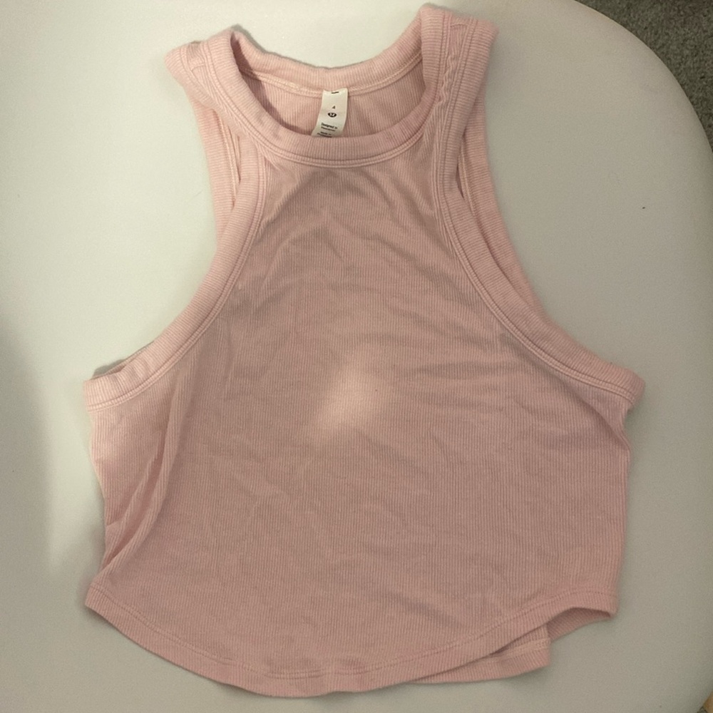 Lululemon pink tank top NEVER WORN